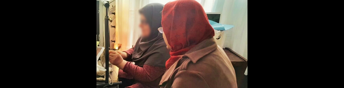 کلاس فرش بافی