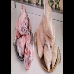 توزیع برنج و گوشت
